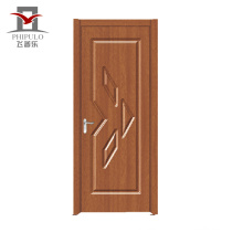 2018 new styles knock down frame pvc wooden door for sale